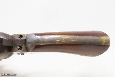 1863 CIVIL WAR / WILD WEST Antique MANHATTAN .36 Percussion “NAVY” Revolver Third Series w/Multi-Panel ENGRAVED CYLINDER SCENE - Image 6 of 19