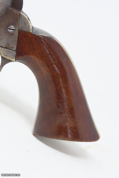 1863 CIVIL WAR / WILD WEST Antique MANHATTAN .36 Percussion “NAVY” Revolver Third Series w/Multi-Panel ENGRAVED CYLINDER SCENE - Image 3 of 19