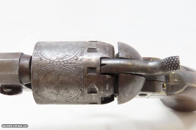 1863 CIVIL WAR / WILD WEST Antique MANHATTAN .36 Percussion “NAVY” Revolver Third Series w/Multi-Panel ENGRAVED CYLINDER SCENE - Image 7 of 19