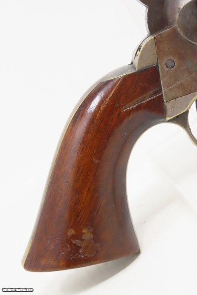 1863 CIVIL WAR / WILD WEST Antique MANHATTAN .36 Percussion “NAVY” Revolver Third Series w/Multi-Panel ENGRAVED CYLINDER SCENE - Image 17 of 19