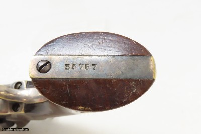 1863 CIVIL WAR / WILD WEST Antique MANHATTAN .36 Percussion “NAVY” Revolver Third Series w/Multi-Panel ENGRAVED CYLINDER SCENE - Image 13 of 19