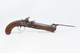 FLINTLOCK PISTOL with SNAP BAYONET by JOHN CUFF of LONDON, ENGLAND Antique
EARLY 1800s .76 Caliber Big Bore “MANSTOPPER” - 19 of 19