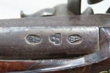 REVOLUTIONARY WAR Era CLARK of LONDON Antique British .62 FLINTLOCK Pistol
1760s-1770s ENGRAVED with GROTESQUE MASK Buttplate - 9 of 19