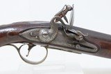 REVOLUTIONARY WAR Era CLARK of LONDON Antique British .62 FLINTLOCK Pistol
1760s-1770s ENGRAVED with GROTESQUE MASK Buttplate - 4 of 19