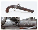 REVOLUTIONARY WAR Era CLARK of LONDON Antique British .62 FLINTLOCK Pistol
1760s-1770s ENGRAVED with GROTESQUE MASK Buttplate - 1 of 19