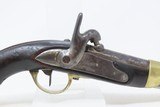 FRENCH TAHITI Antique Model 1822 T-Bis MILITARY Pistol POLYNESIA With 1962 Museum Letter Confirming Origin - 4 of 22