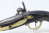 FRENCH TAHITI Antique Model 1822 T-Bis MILITARY Pistol POLYNESIA With 1962 Museum Letter Confirming Origin - 20 of 22