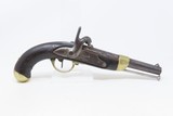 FRENCH TAHITI Antique Model 1822 T-Bis MILITARY Pistol POLYNESIA With 1962 Museum Letter Confirming Origin - 2 of 22