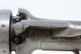 SCARCE Antique ENGRAVED T.K. BAKER Transitional .44 PERCUSSION Revolver
Unique Early Single Barrel English Revolver! - 9 of 20