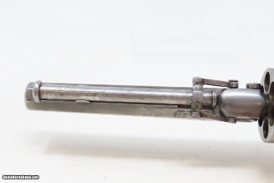 SCARCE Antique ENGRAVED T.K. BAKER Transitional .44 PERCUSSION RevolverUnique Early Single Barrel English Revolver! - Image 15 of 20