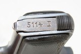 FN Model 1910 .32 ACP Pocket Pistol FABRIQUE NATIONALE 7.65x17mm C&R Belgian Belgium Made; Designed by John Browning - 11 of 18