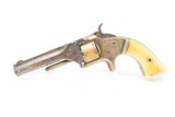 CASED & ENGRAVED Antique Civil War SMITH & WESSON No. 1 2nd Issue REVOLVER
GOLD AND SILVER PLATED - 6 of 21