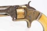 CASED & ENGRAVED Antique Civil War SMITH & WESSON No. 1 2nd Issue REVOLVER
GOLD AND SILVER PLATED - 8 of 21