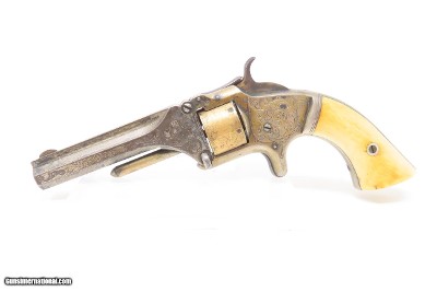 CASED & ENGRAVED Antique Civil War SMITH & WESSON No. 1 2nd Issue REVOLVERGOLD AND SILVER PLATED - Image 6 of 21