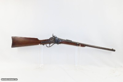 Antique SHARPS New Model 1859 16 GAUGE Shotgun Conversion Carbine DFC Classic Civil War/Old West Saddle Ring Carbine - Image 2 of 17