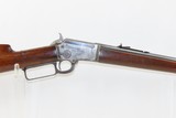 c1898 Antique Model 1897 MARLIN Lever Action .22 S, L, LR Rifle TAKEDOWN Inscribed “FRED.BERRYHILL/KEOKUK, IA 1901 - 19 of 22