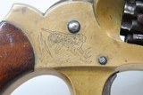 CASED Rare NEW HAVEN ARMS WALCH 10-Shot SUPERPOSED LOAD Percussion Revolver Antique Early 1860s BRASS FRAME w/ACCESSORIES - 19 of 23