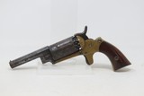 CASED Rare NEW HAVEN ARMS WALCH 10-Shot SUPERPOSED LOAD Percussion Revolver Antique Early 1860s BRASS FRAME w/ACCESSORIES - 6 of 23