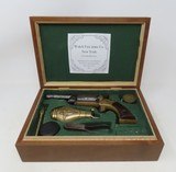 CASED Rare NEW HAVEN ARMS WALCH 10-Shot SUPERPOSED LOAD Percussion Revolver Antique Early 1860s BRASS FRAME w/ACCESSORIES - 3 of 23