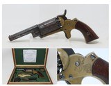 CASED Rare NEW HAVEN ARMS WALCH 10-Shot SUPERPOSED LOAD Percussion Revolver Antique Early 1860s BRASS FRAME w/ACCESSORIES - 1 of 23