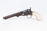 CASED 1859 Antique Pre-CIVIL WAR COLT Model 1849 POCKET Revolver ANTEBELLUM With IVORY GRIP and ACCESSORIES - 5 of 25