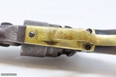 c1861 mfr. 4-SCREW Antique COLT Model 1860 .44 ARMY CIVIL WAR WILD WEST Revolver Used BEYOND the Civil War w/ACCESSORIES - Image 16 of 22