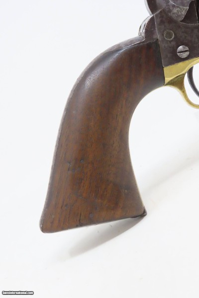 c1861 mfr. 4-SCREW Antique COLT Model 1860 .44 ARMY CIVIL WAR WILD WEST Revolver Used BEYOND the Civil War w/ACCESSORIES - Image 20 of 22