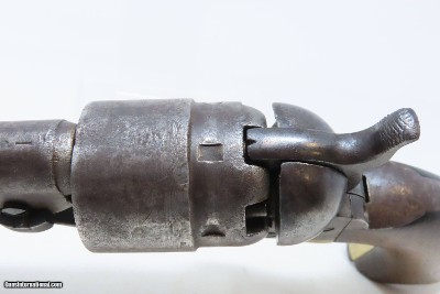 c1861 mfr. 4-SCREW Antique COLT Model 1860 .44 ARMY CIVIL WAR WILD WEST Revolver Used BEYOND the Civil War w/ACCESSORIES - Image 11 of 22