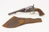 Antique COLT M1862 POLICE .38 RF Conversion w/EJECTOR ROD & HOLSTER
CLASSIC COLT Revolver in .38 RIMFIRE
