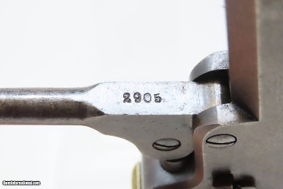 CASED COLT Antique CIVIL WAR .31 Percussion M1849 POCKET Revolver FRONTIERWith Stagecoach Robbery Cylinder Scene - Image 17 of 25