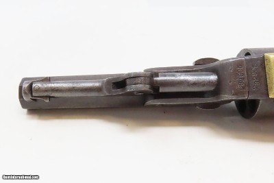 CASED COLT Antique CIVIL WAR .31 Percussion M1849 POCKET Revolver FRONTIERWith Stagecoach Robbery Cylinder Scene - Image 20 of 25