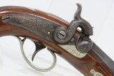 Antique DERINGER Pistol ENGRAVED 1850s Engraved “PEANUT” Size Self Defense Pistol! Designed by Henry Deringer of Philadelphia, PA - 4 of 16