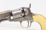 IVORY GRIPPED Antique COLT Model 1849 POCKET Revolver CIVIL WAR CASED .311860 Manufactured Revolver with ACCESSORIES - 7 of 25
