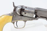 IVORY GRIPPED Antique COLT Model 1849 POCKET Revolver CIVIL WAR CASED .311860 Manufactured Revolver with ACCESSORIES - 24 of 25