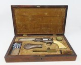 IVORY GRIPPED Antique COLT Model 1849 POCKET Revolver CIVIL WAR CASED .311860 Manufactured Revolver with ACCESSORIES - 2 of 25