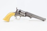 IVORY GRIPPED Antique COLT Model 1849 POCKET Revolver CIVIL WAR CASED .311860 Manufactured Revolver with ACCESSORIES - 22 of 25