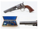 FINE Cased CIVIL WAR Era Antique COLT M1862 .36 Percussion POLICE Revolver
Mid-Civil War 1863 PRODUCTION with ACCESSORIES - 1 of 21