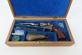FINE Cased CIVIL WAR Era Antique COLT M1862 .36 Percussion POLICE Revolver
Mid-Civil War 1863 PRODUCTION with ACCESSORIES - 4 of 21