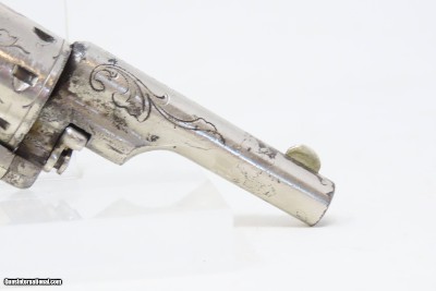 FACTORY ENGRAVED Antique COLT “Open Top” .22 RF POCKET Revolver PEARL GRIPColt’s Answer to Smith & Wesson’s No. 1 Revolver - Image 17 of 17