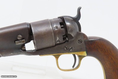 c1862 mfr. Antique U.S. COLT Model 1860 ARMY .44 cal CIVIL WAR WILD WEST MARTIALLY INSPECTED Revolver Used Beyond Civil War - Image 4 of 17
