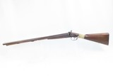 ENGLISH Antique J.H. CRANE Double Barrel 10 Gauge PERCUSSION HAMMER Shotgun Nicely Engraved LONDON Made Shotgun - 2 of 21