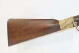 ENGLISH Antique J.H. CRANE Double Barrel 10 Gauge PERCUSSION HAMMER Shotgun Nicely Engraved LONDON Made Shotgun - 17 of 21