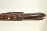 1700s Engraved Belgian FLINTLOCK Double Barrel Shotgun with Carved Stock ABSOLUTELY UNIQUE & EXQUISITE - 15 of 23