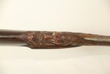 1700s Engraved Belgian FLINTLOCK Double Barrel Shotgun with Carved Stock ABSOLUTELY UNIQUE & EXQUISITE - 9 of 23