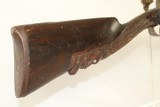 1700s Engraved Belgian FLINTLOCK Double Barrel Shotgun with Carved Stock ABSOLUTELY UNIQUE & EXQUISITE - 5 of 23