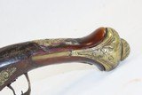 BOXED SET of Antique FLINTLOCK PISTOLS with a REVOLUTIONARY WAR THEME Two Ornate Pistols with a Stag Handled Knife - 21 of 25