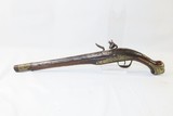 BOXED SET of Antique FLINTLOCK PISTOLS with a REVOLUTIONARY WAR THEME Two Ornate Pistols with a Stag Handled Knife - 20 of 25