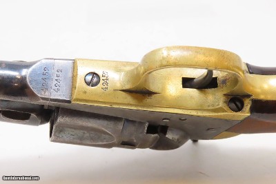 c1870 mfr. Antique COLT Model 1862 POLICE Revolver .36 Post-CIVIL WARSCALED DOWN Version of the COLT Model 1860 ARMY - Image 14 of 19