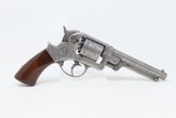 ENGRAVED CIVIL WAR Antique U.S. STARR M1858 Army .44 Double Action Revolver U.S. Contract Double Action ARMY Revolver - 18 of 22