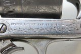 ENGRAVED CIVIL WAR Antique U.S. STARR M1858 Army .44 Double Action Revolver U.S. Contract Double Action ARMY Revolver - 17 of 22